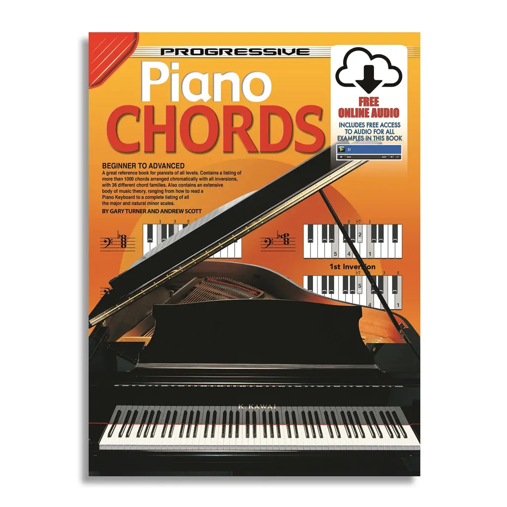 Progressive Piano Chords Book/Online Audio 1