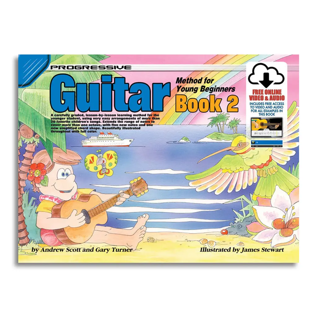 Progressive Method For Young Beginner Guitar Book 2 Online 1