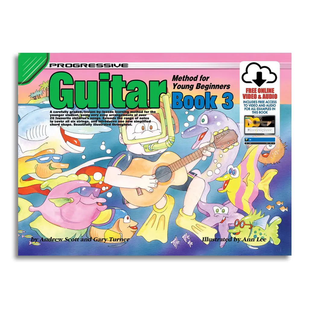 Progressive Method For Young Beginner Guitar Book 3 Online 1