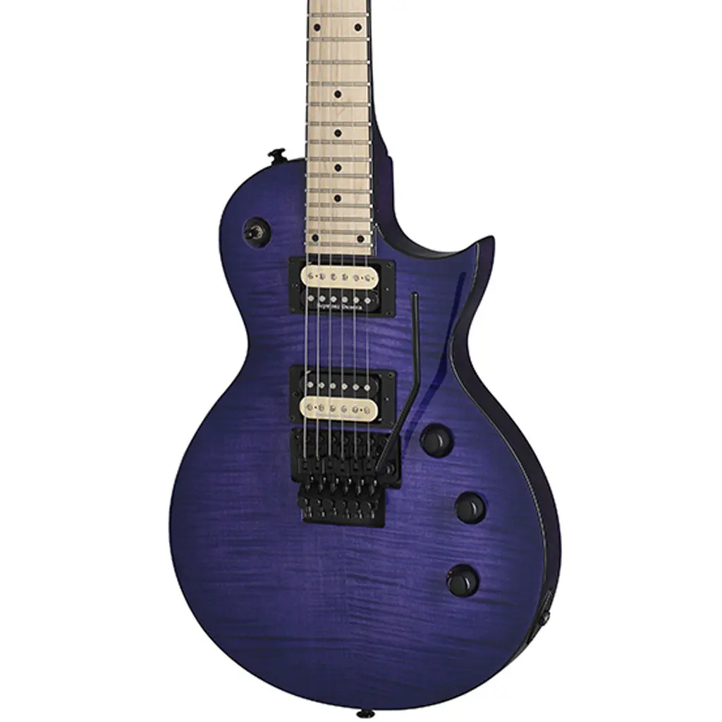 Kramer Assault Plus Reverse Headstock - Maple Fretboard - Trans Purple Burst 1