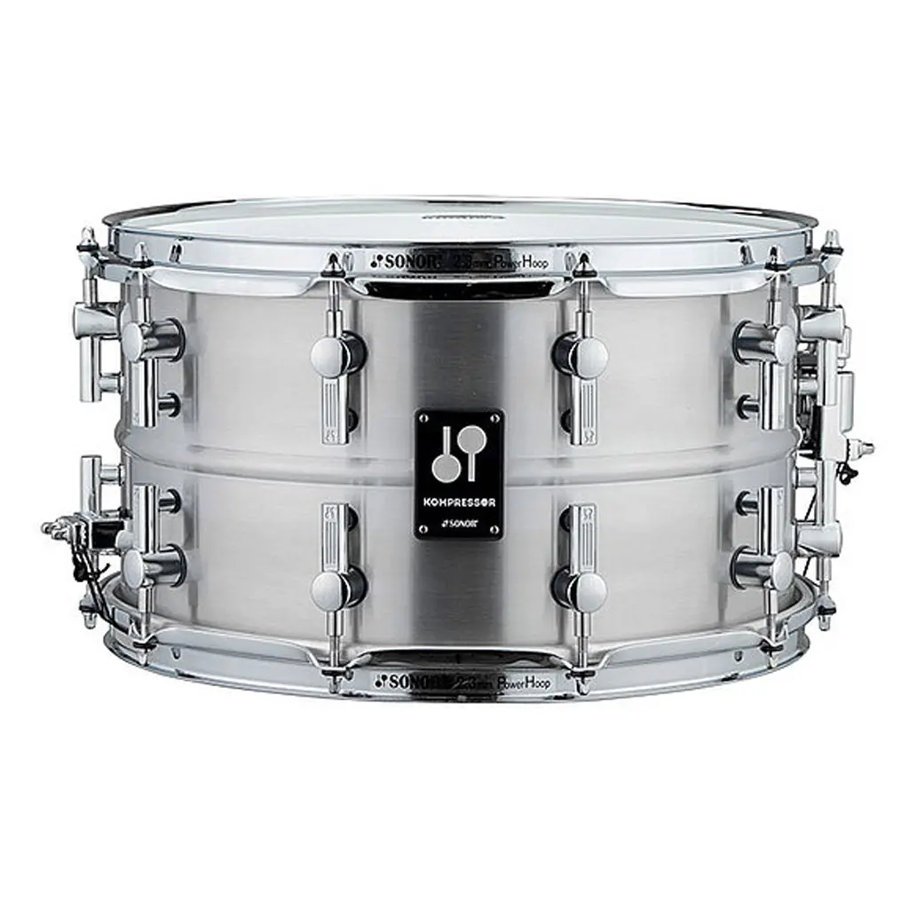Sonor Kompressor 14"X8" Aluminium Snare Drum - Polished 1