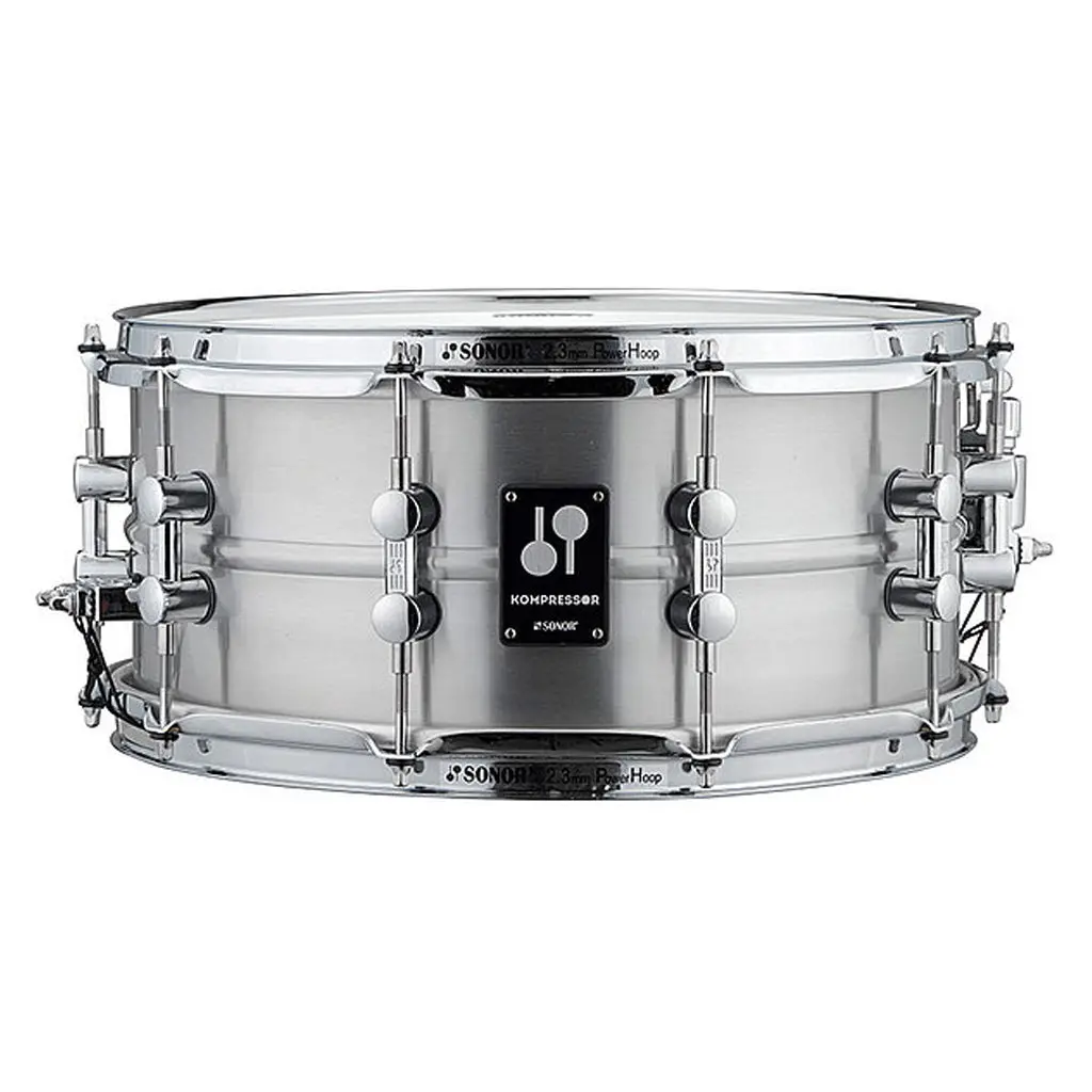 Sonor Kompressor 14"X6.5" Aluminium Snare Drum - Polished 1