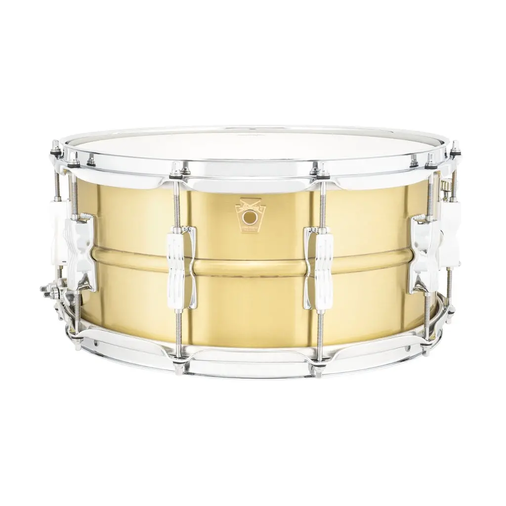 Ludwig Lb654bm Acro Brass 14X6.5 Brushed Snare Drum 1
