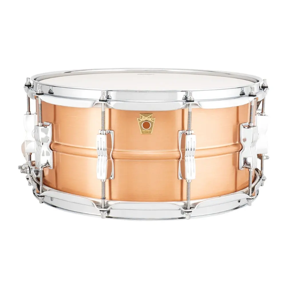 Ludwig Lc654bm Acro Copper 14X6.5 Brushed Snare Drum 1