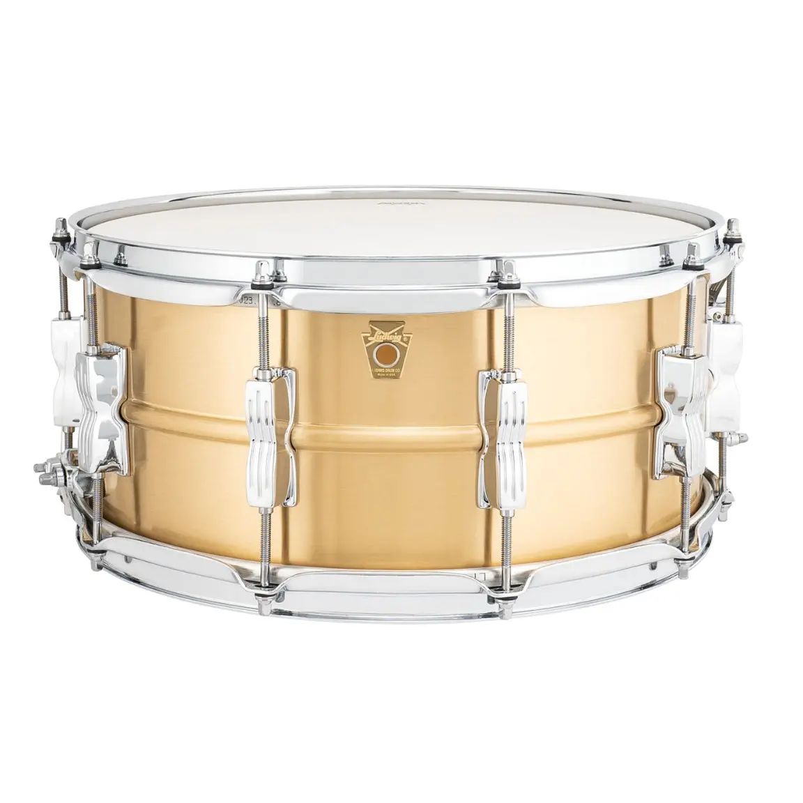 Ludwig Lz654bm Acro Bronze 14X6.5 Brushed Snare Drum 1