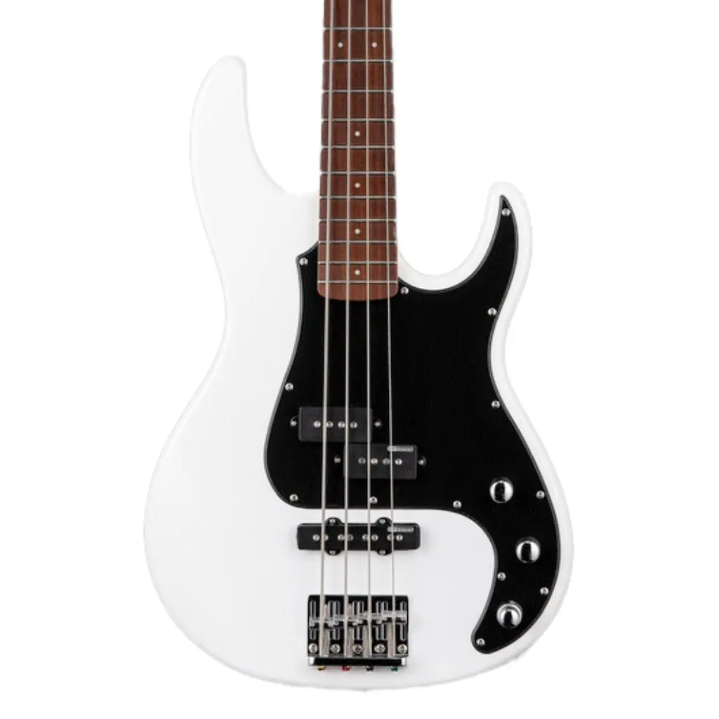 Esp Ltd Ap-204 Bass Guitar - Snow White Satin 1