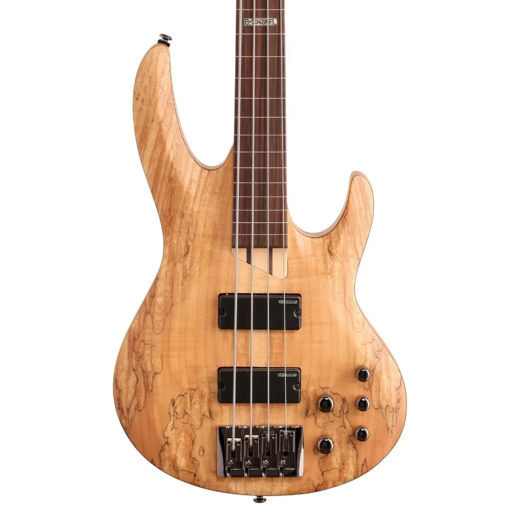 Esp Ltd B-204Sm Fretless Bass Guitar - Natural Satin 1