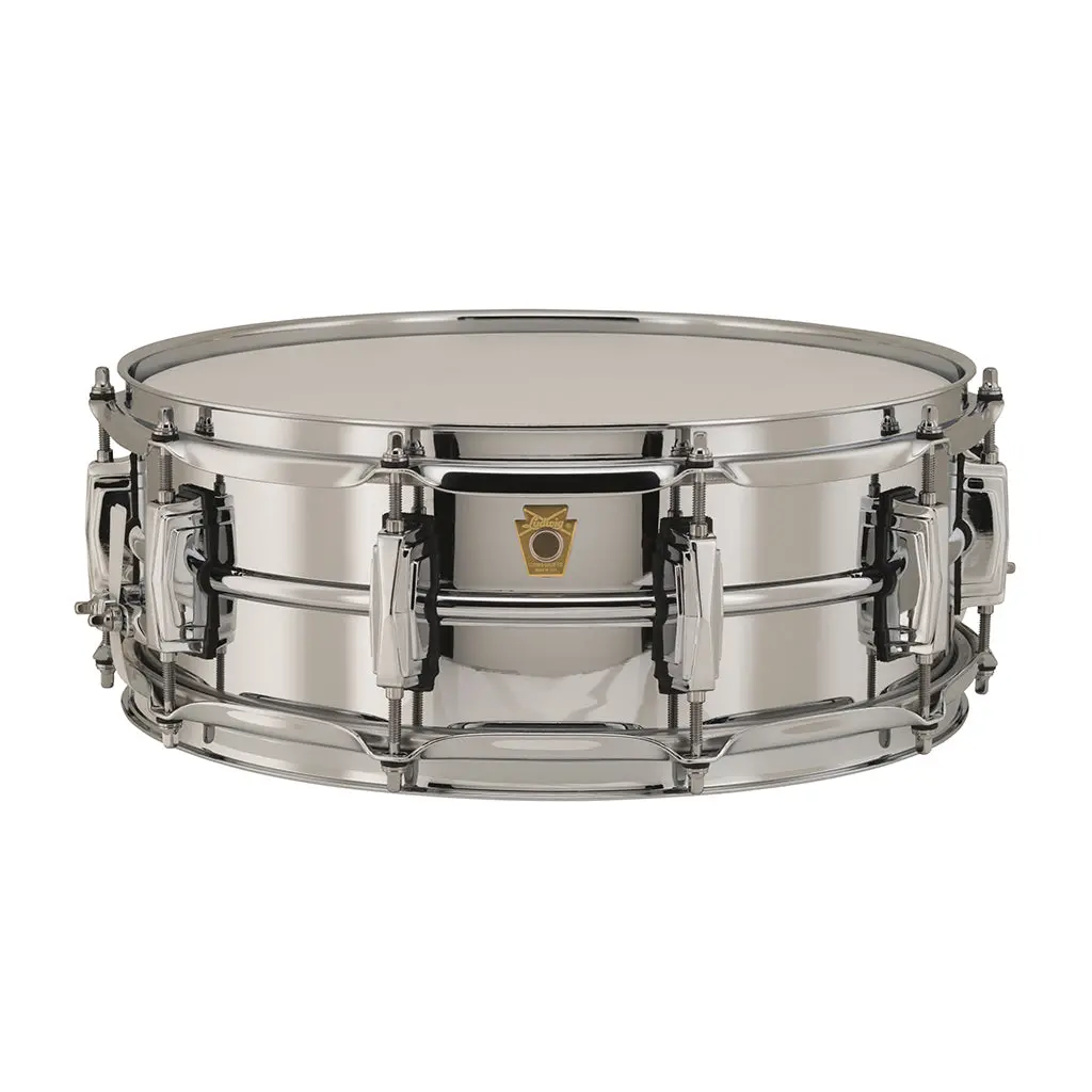 Ludwig Chrome Over Brass Snare Drum - 14"X5" 1
