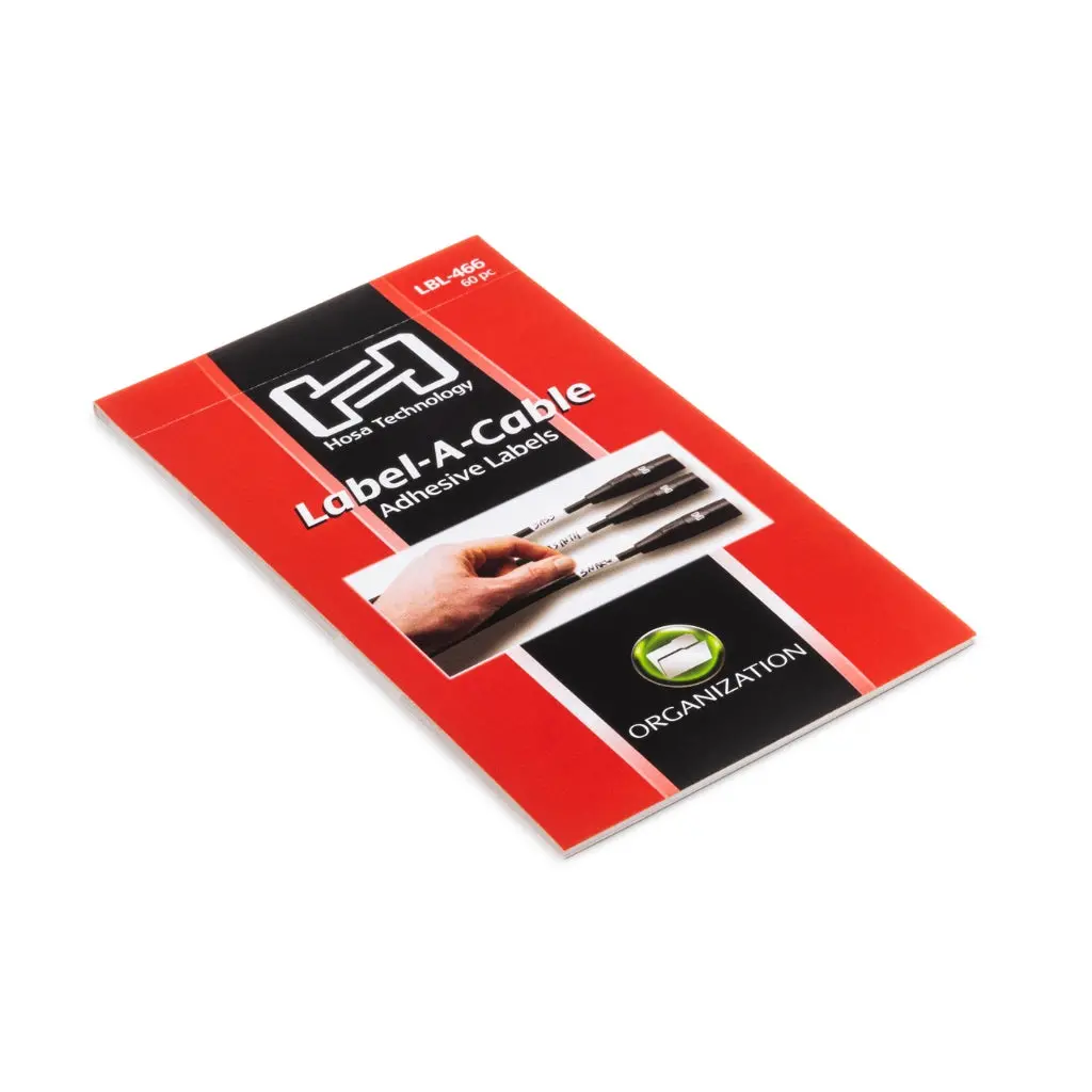 Hosa Technology White Vinyl Label-A-Cable Cable Labels 1