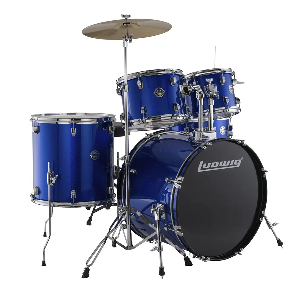 Ludwig Accent Drive Drum Kit Pack - Blue 1