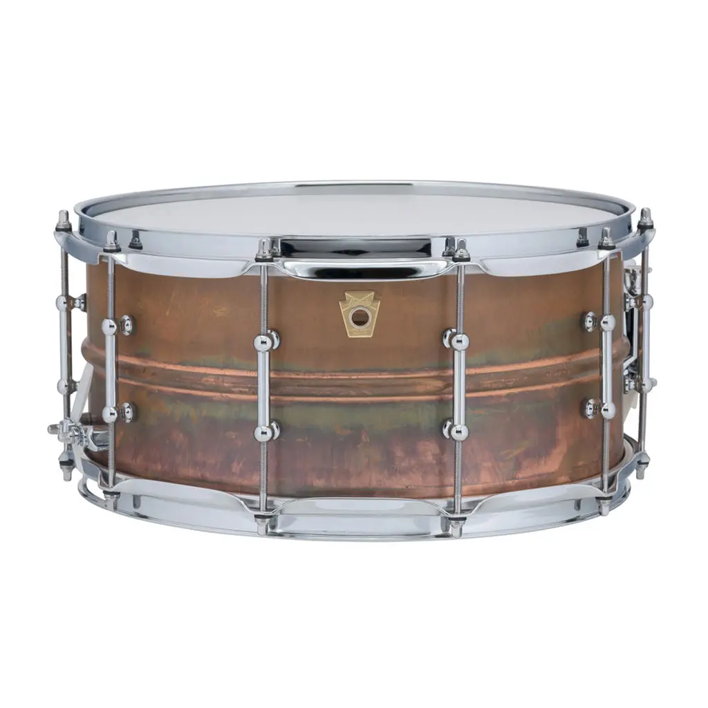 Ludwig Copper Phonic Snare Drum - 14"X6.5" - Tube Lugs 1