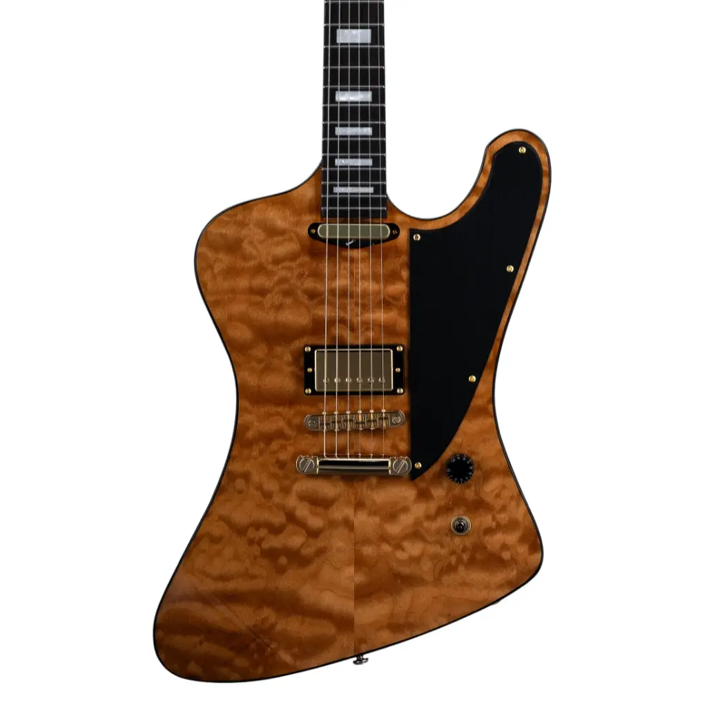 Esp Ltd Caleb Shomo Cs-Ii Quilted Maple Top Electric Guitar - Vintage Natural 1