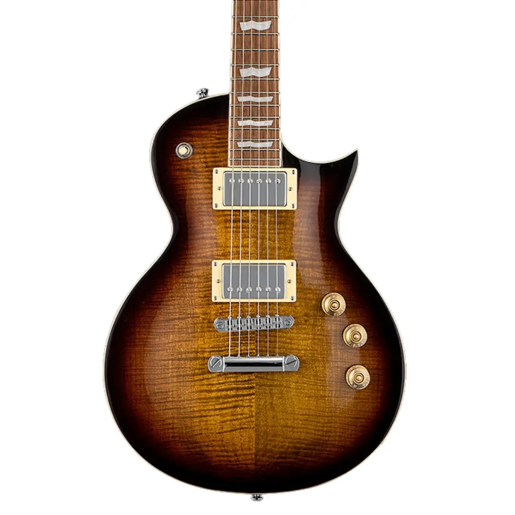 Esp Ltd Ec-256Fm Electric Guitar - Dark Brown Sunburst 1