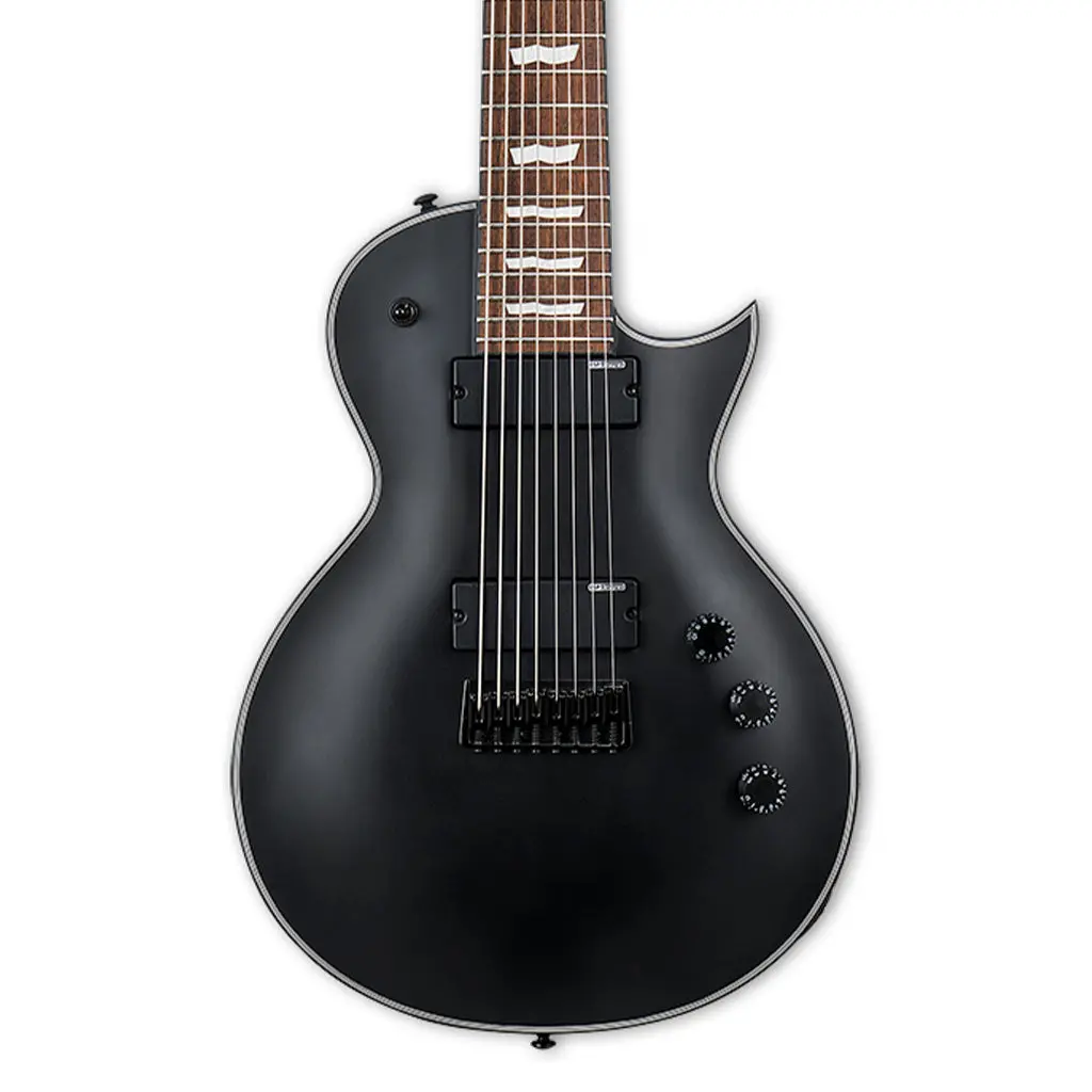 Esp Ltd Ec258 Eclipse 8 String In Black Satin 1