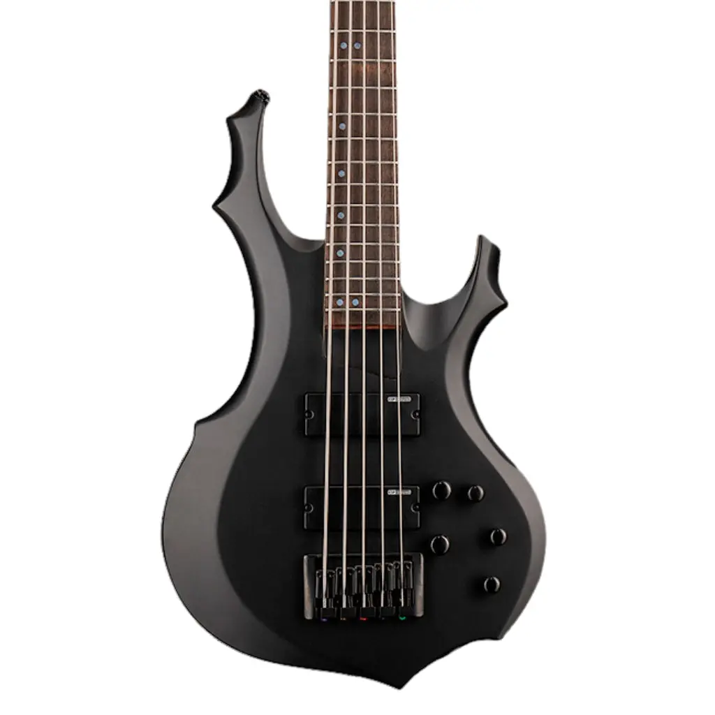 Esp Ltd F-205 5-String Bass Guitar - Black Satin 1