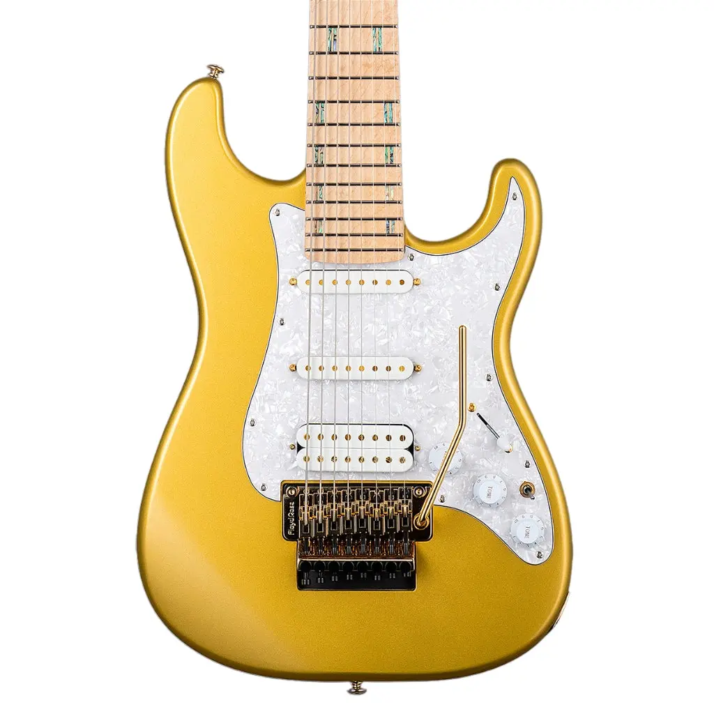Esp Ltd Jrv-8Fr Javier Reyes Signature 8-String - Metallic Gold 1
