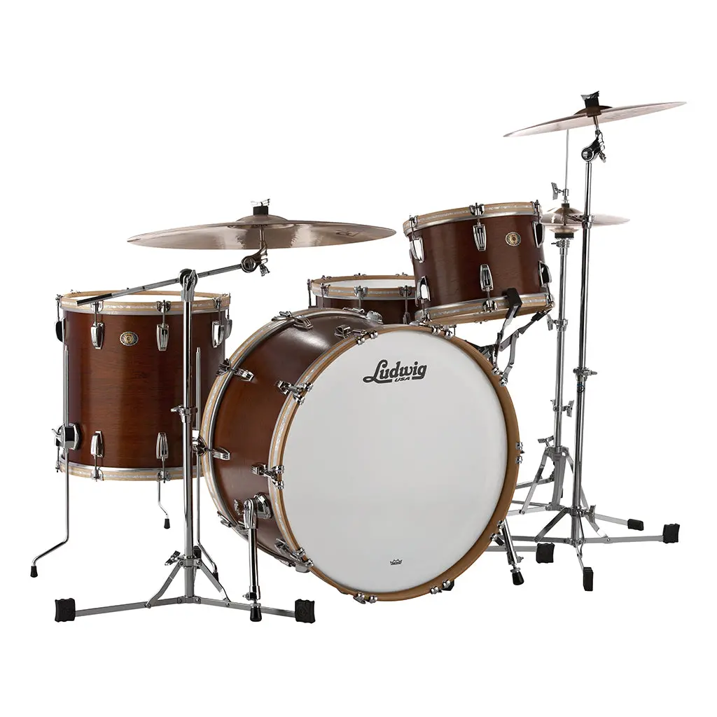 Ludwig 110Th Anniversary Legacy Mahogany Van Buren 3-Piece Shell Pack 1