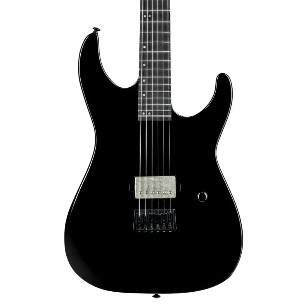 Esp Ltd M-201 Baritone Electric Guitar - Gloss Black 1