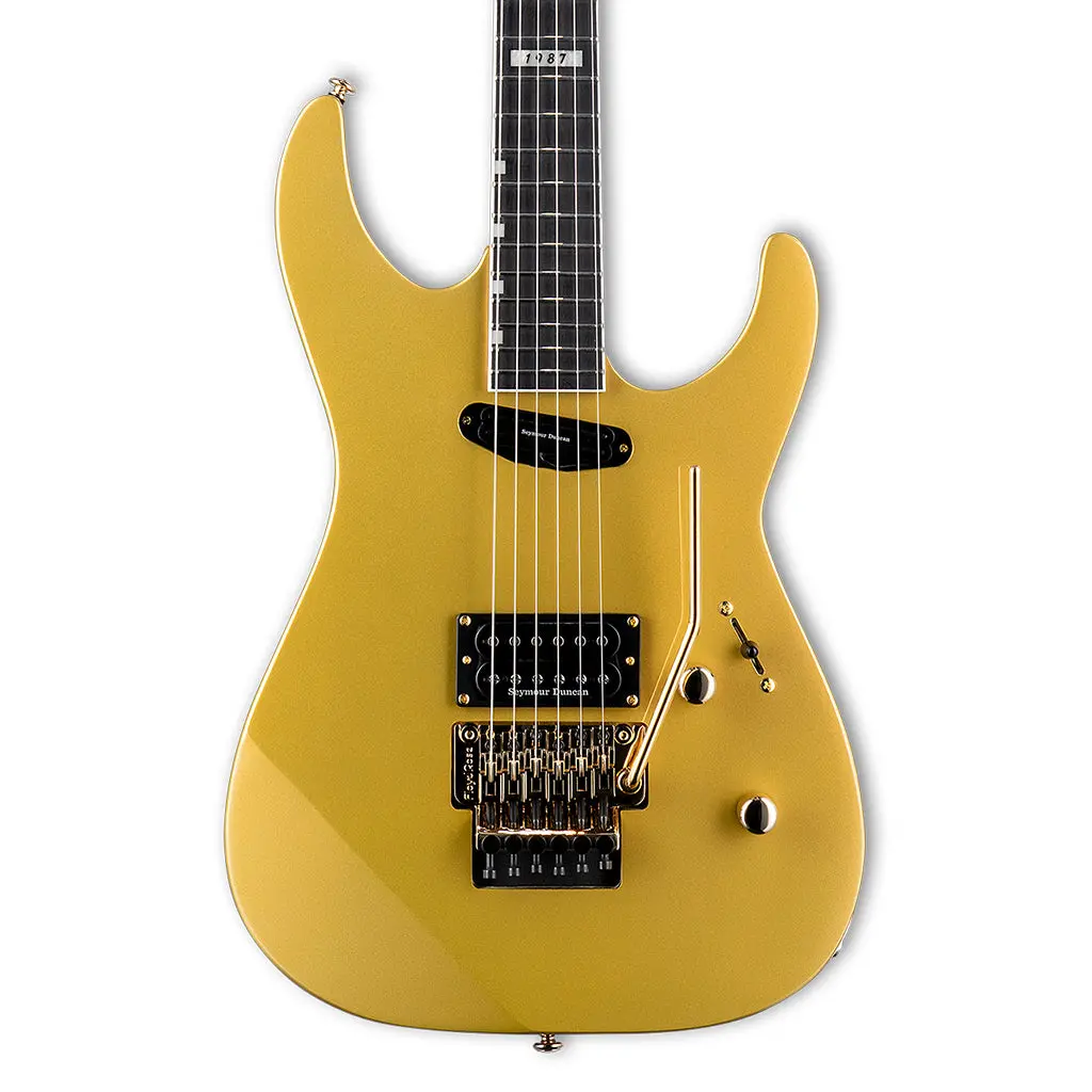 Esp Ltd Mirage Dx87 In Metallic Gold 1