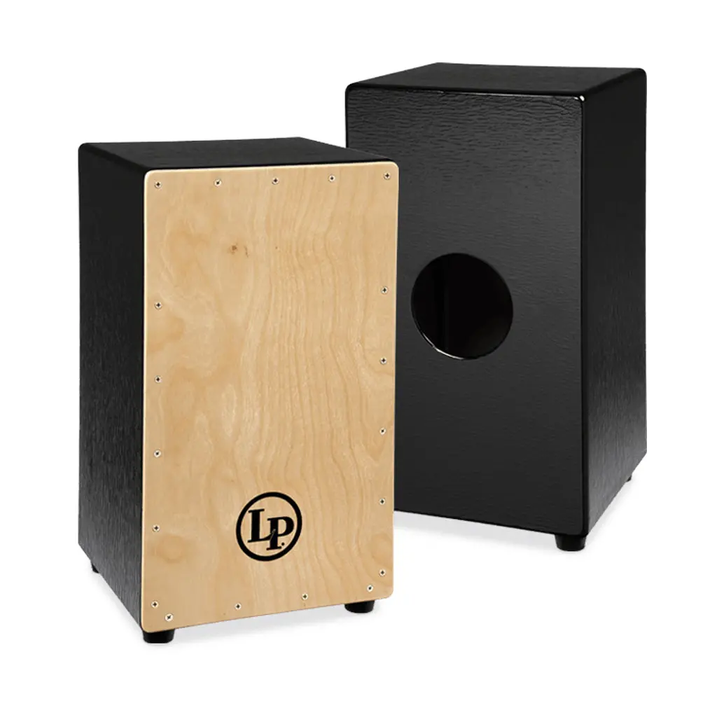 Lp Black Box Wire Cajon - Natural Face Plate 1
