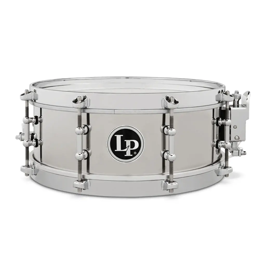 Lp Lp4512-S Stainless Steel Salsa Snare Drum - 12" X 4.5" 1