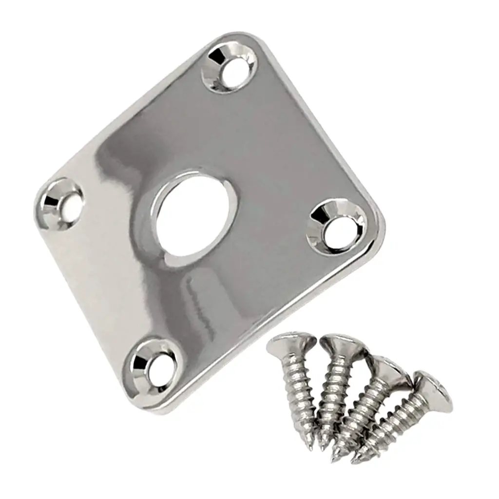 Eagle Les Paul Style Jack Plate - Metal 1