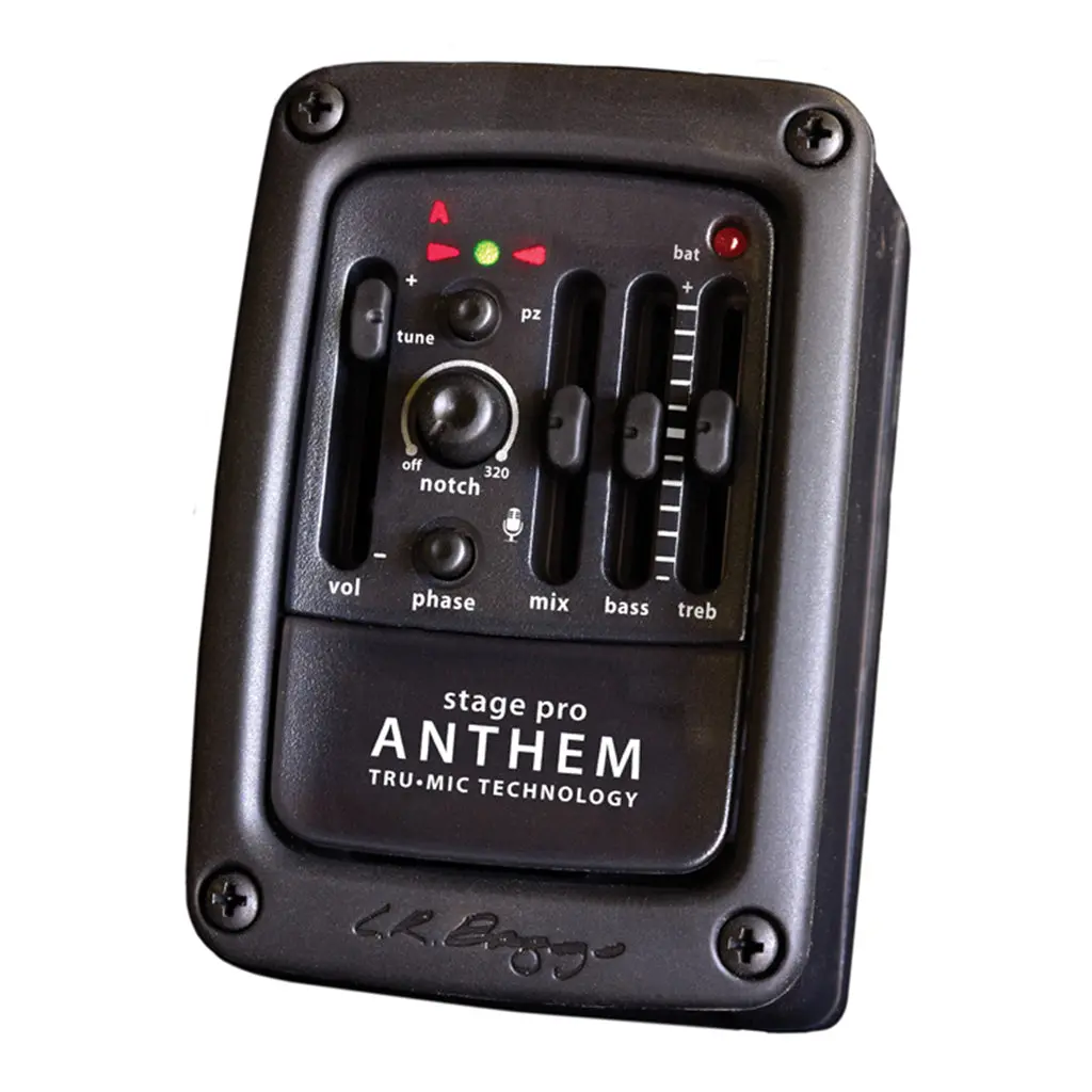 Lr Baggs Anthstage Anthem Stagepro Acoustic Guitar Preamp System With Element Pickup & Microphone 1