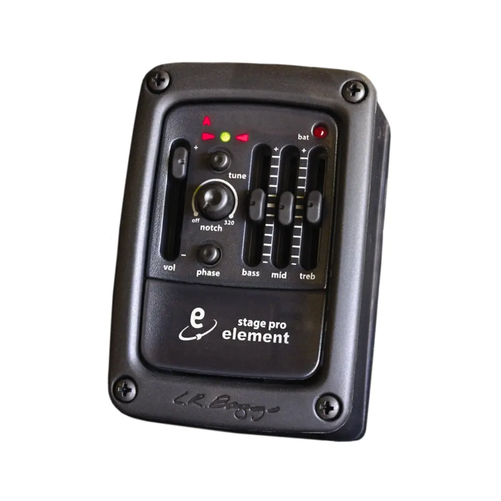 Lr Baggs Stagepro Element Stage Pro Advanced Undersaddle Pickup With Side Mounted Preamp 1