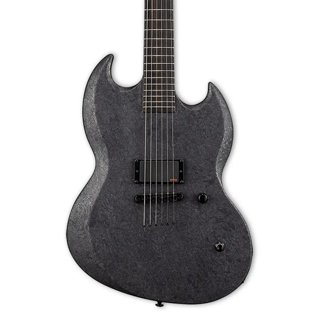 Esp Ltd Reba Meyers 600 Black Marble Satin 1