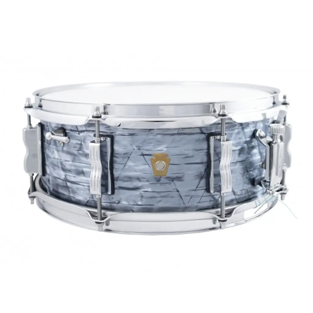 Ludwig Legacy Mahogany "Jazz Fest" Snare Drum - 14"X5.5" - Sky Blue Pearl 1