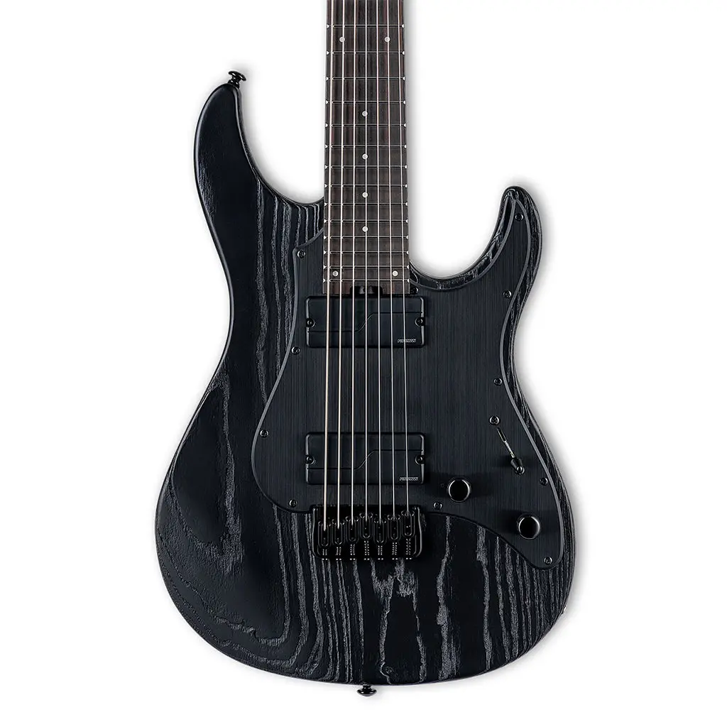 Esp Ltd Sn-1007 Ht Baritone Electric Guitar - Black Blast 1