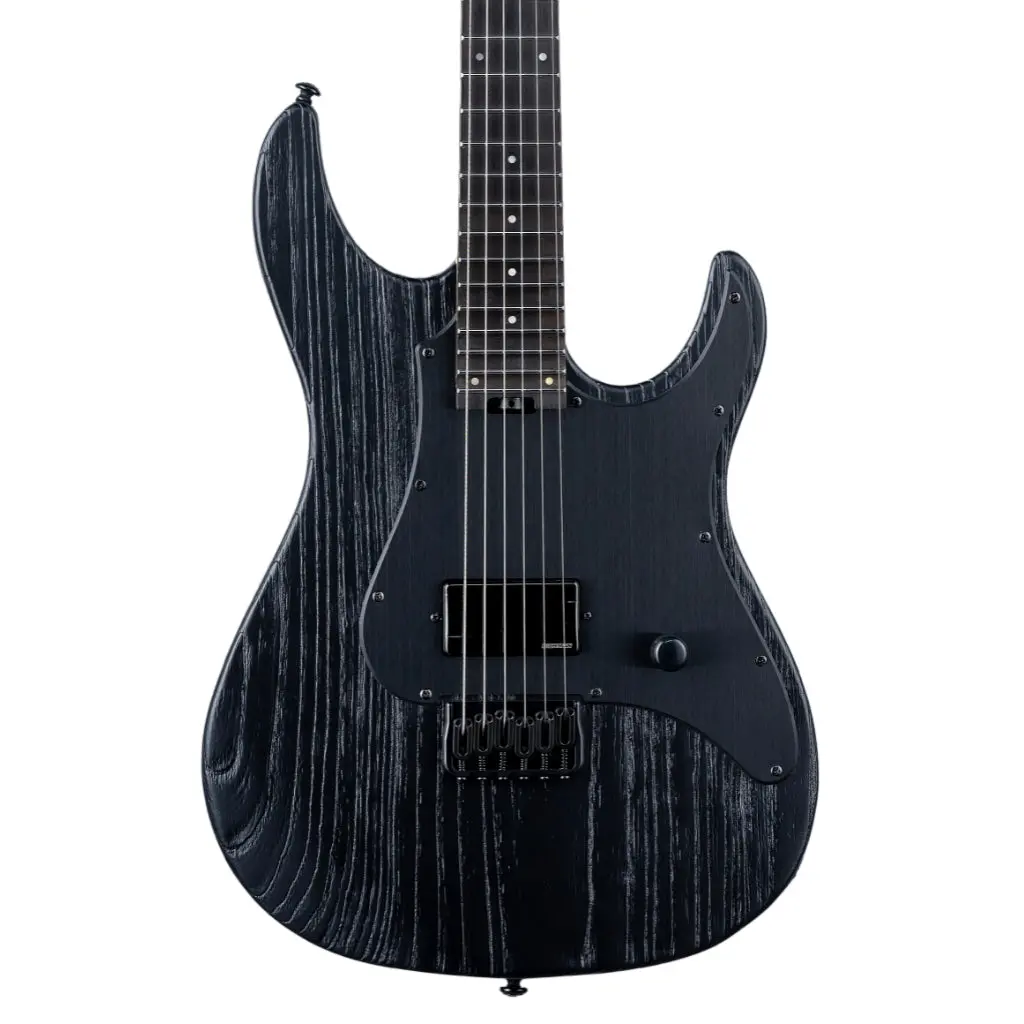 Esp Ltd Deluxe Sn-1Ht Electric Guitar - Black Blast Rev 1