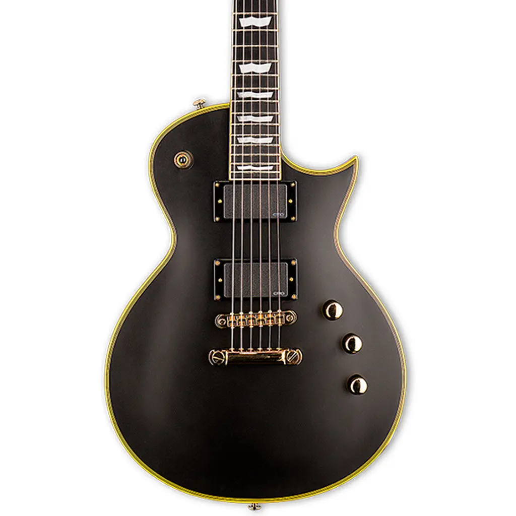 Esp Ltd Eclipse Ec-1000Vb Electric Guitar - Deluxe Black - Lec-1000Vb 1