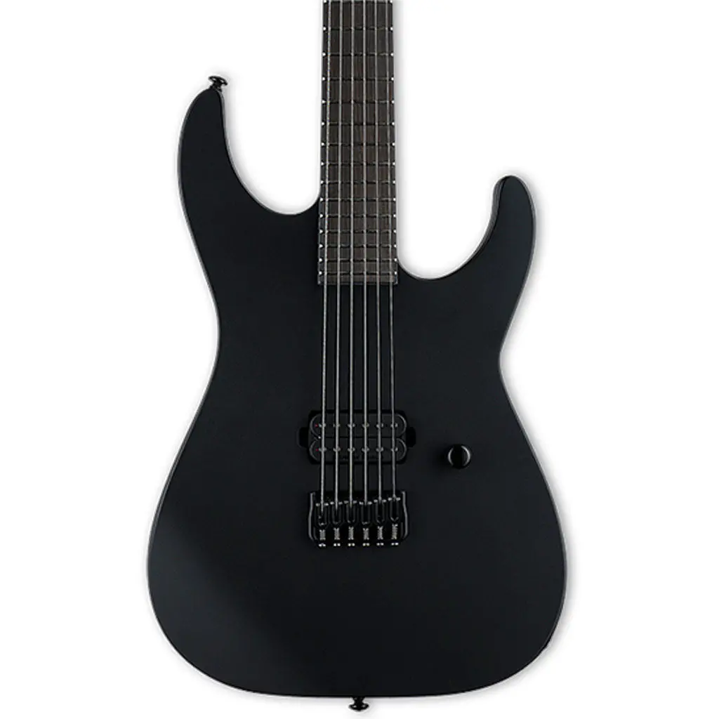 Esp Ltd M-Ht Black Metal Electric Guitar - Black Satin - Lm-Htbkmblks 1