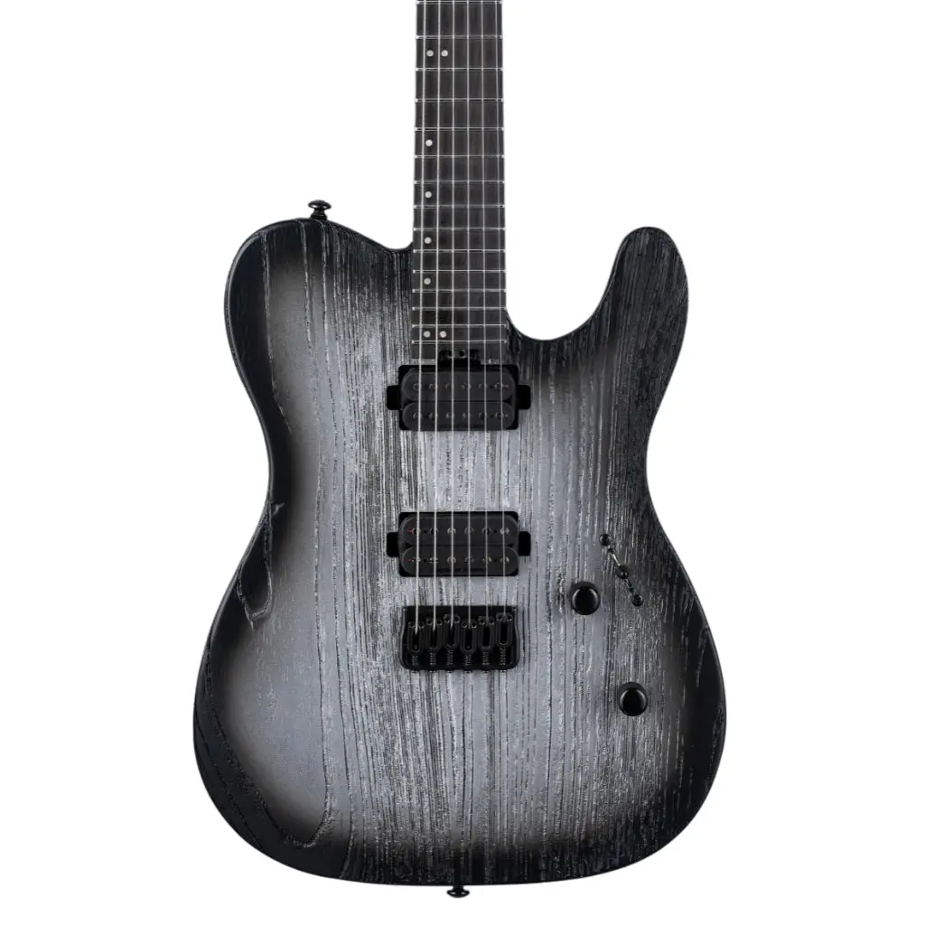Esp Ltd Deluxe Te-1000 Electric Guitar - Silver Blast 1