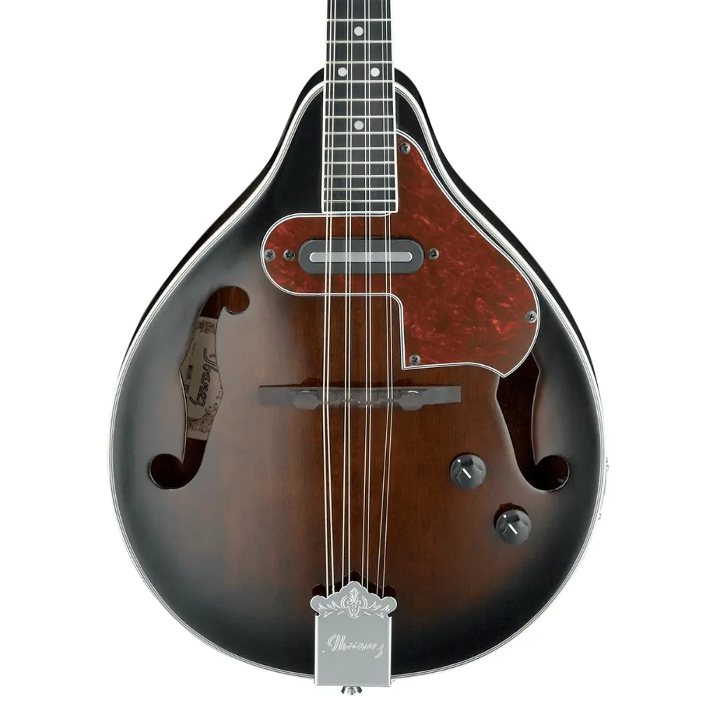 Ibanez M510e High Gloss Mandolin - Dark Violin Sunburst 1