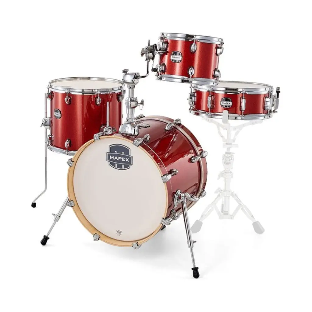 Mapex Mars Birch 4-Piece Bop Shell Pack - Blood Orange Sparkle 1