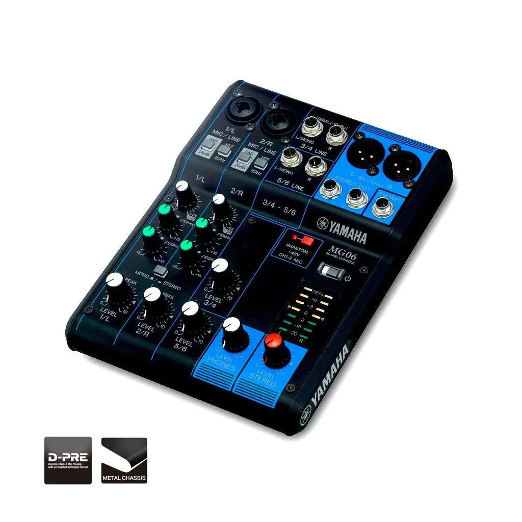 Yamaha Mg06 Mixing Console 2