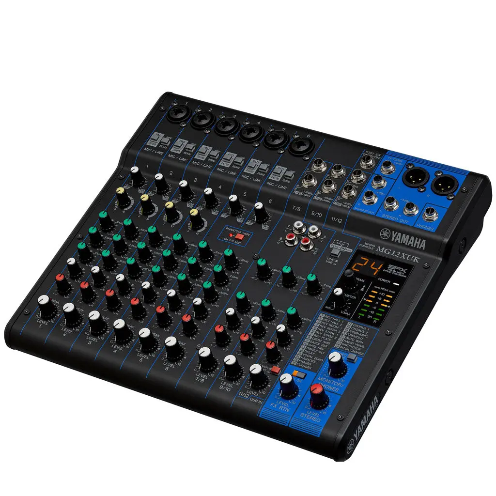 Yamaha Mg12xuk 12 Channel D-Pre Mixer W/Effects 1