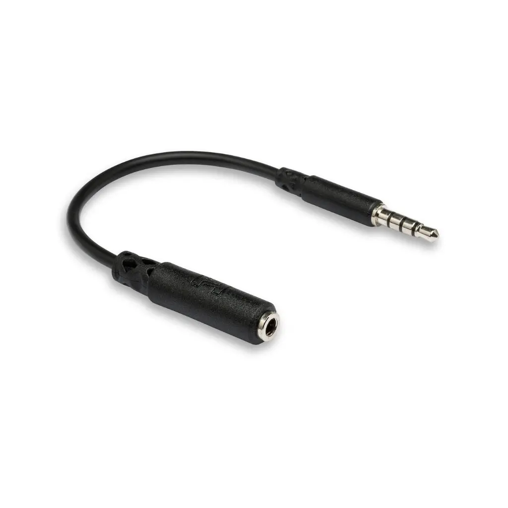 Hosa Technology 3.5 Mm Trrs To Slim 3.5 Mm Trrs Headphone Adaptor 1