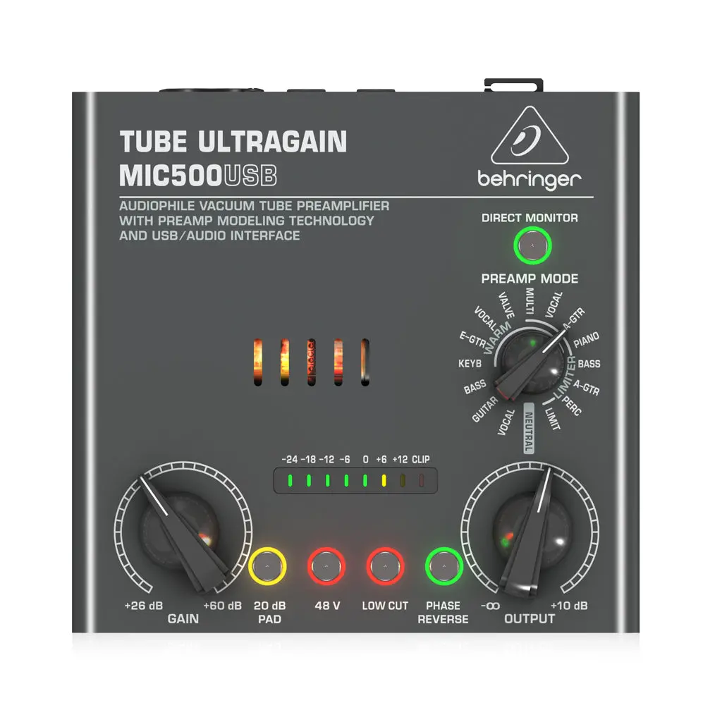 Behringer Tube Ultragain Mic500usb Preamp 1