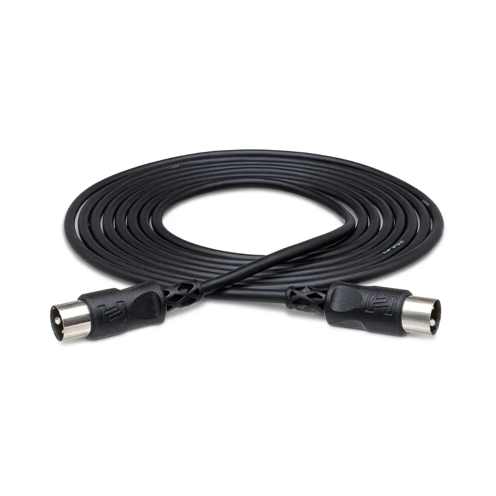 Hosa Technology 5-Pin Din To Same Midi Cable 1Ft 1