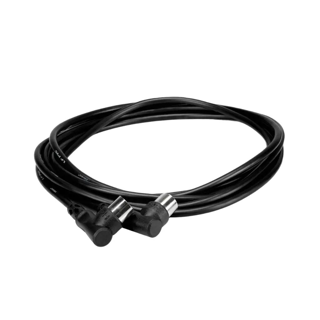 Hosa Technology Right-Angle 5-Pin Din To Same Midi Cable 3Ft 1