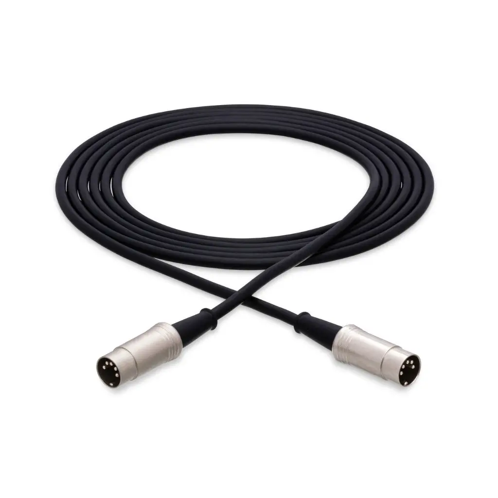 Hosa Technology Serviceable 5-Pin Din To Same Pro Midi Cable 5Ft 1
