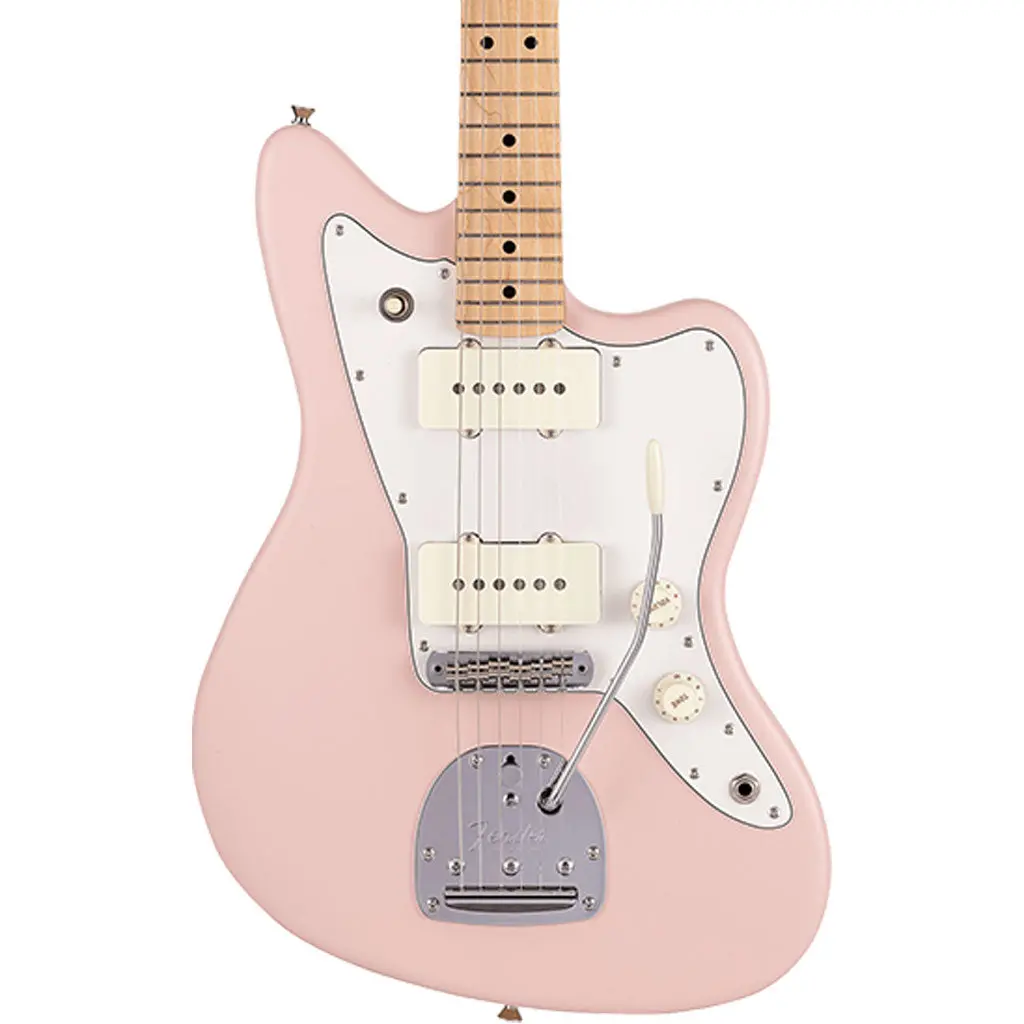 Fender Made In Japan Junior Collection Jazzmaster®, Maple Fingerboard, Satin Shell Pink 1