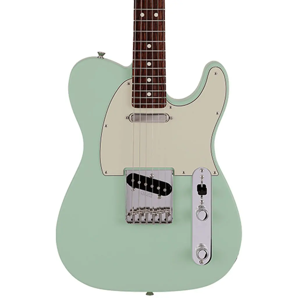 Fender Made In Japan Junior Collection Telecaster®, Rosewood Fingerboard, Satin Surf Green 1