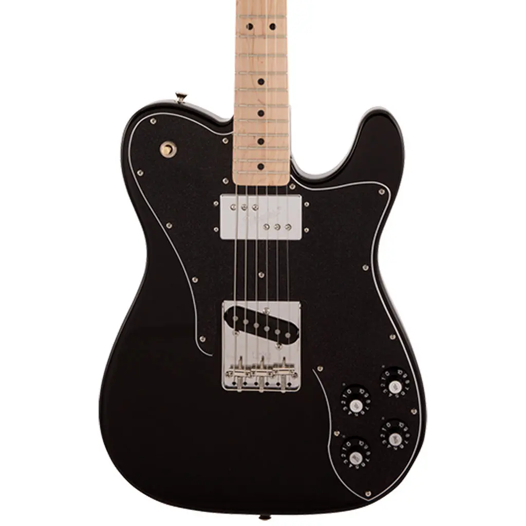 Fender -  Made In Japan Traditional 70S Telecaster Custom, Maple Fingerboard - Black 1