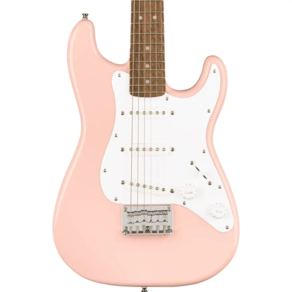 Squier - Mini Stratocaster® - Laurel Fingerboard - Shell Pink 1