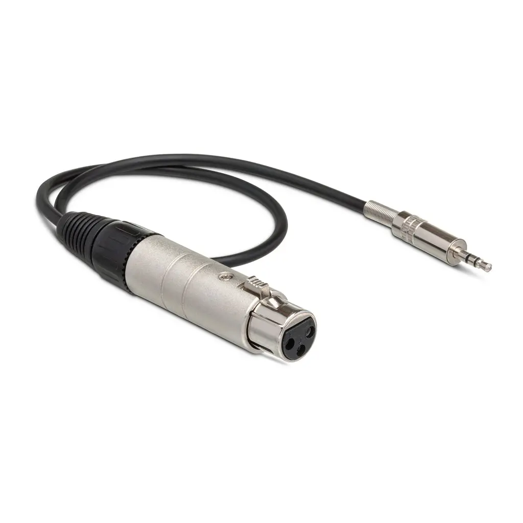 Hosa Technology Imp Trans Xlr3f-3.5Mm Trs 18In 1