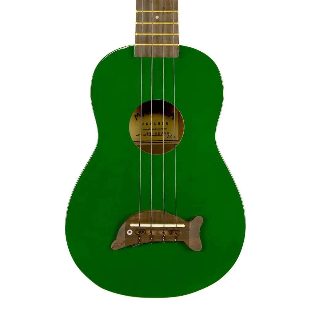 Makala Soprano Ukulele Dolphin Bridge - Green 1